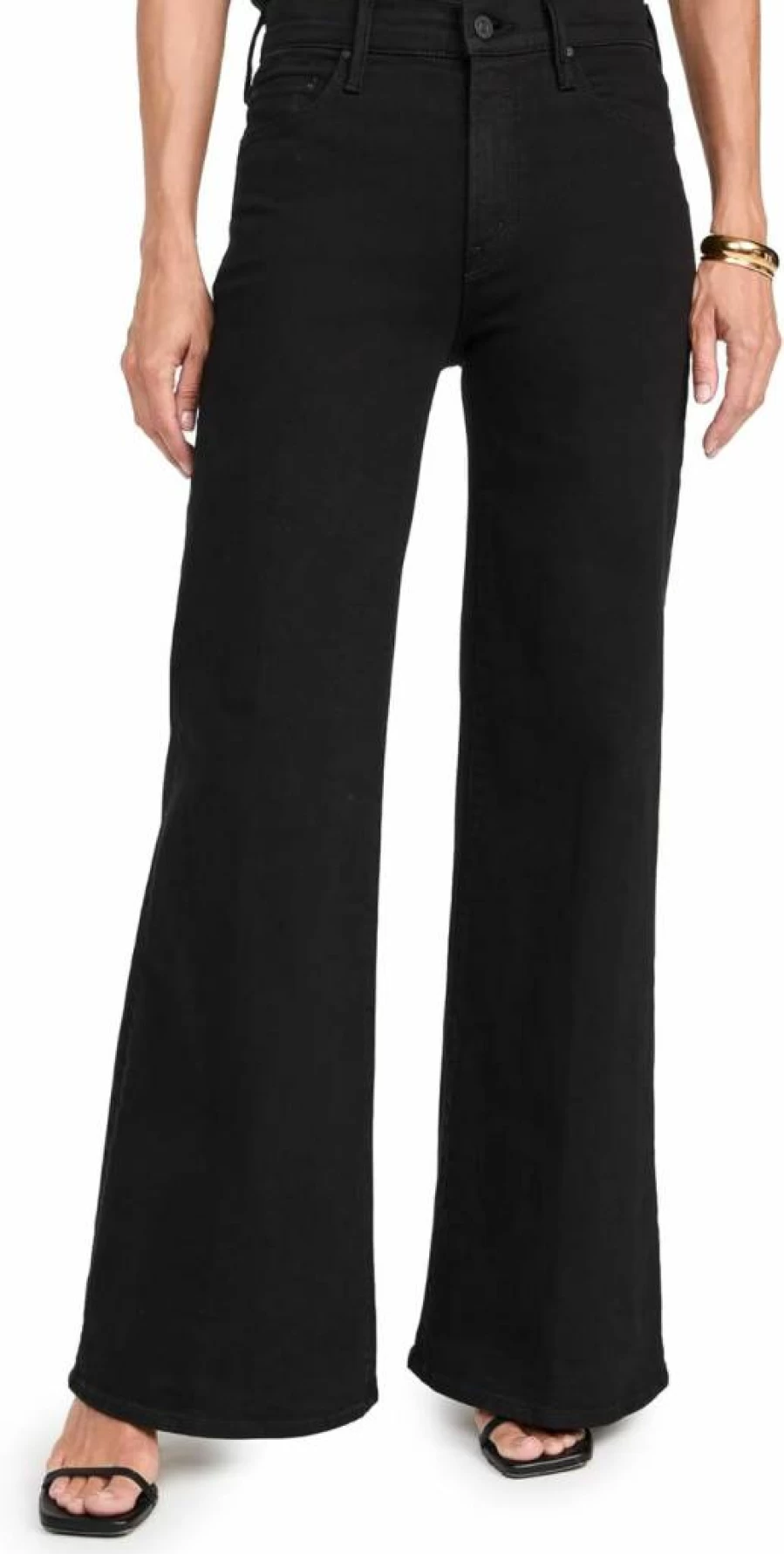 MOTHER Petite Women's Twisted Sneaker Jeans - Lil Wash Denim