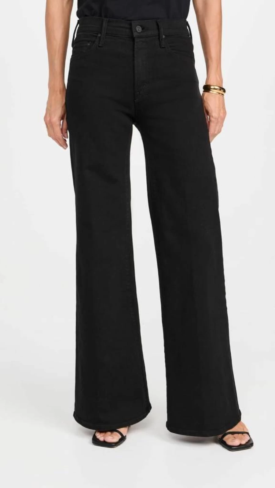 MOTHER Petite Women's Twisted Sneaker Jeans - Lil Wash Denim