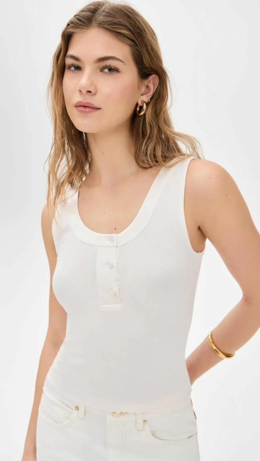 FRAME Women's Satin Trim Tank Top - Elegant Sleeveless Blouse for Women