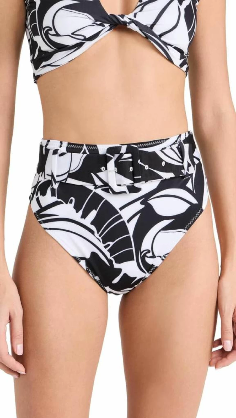 Ramy Brook Women's Charley Bikini Bottoms - Tropical Palm Print Swimwear