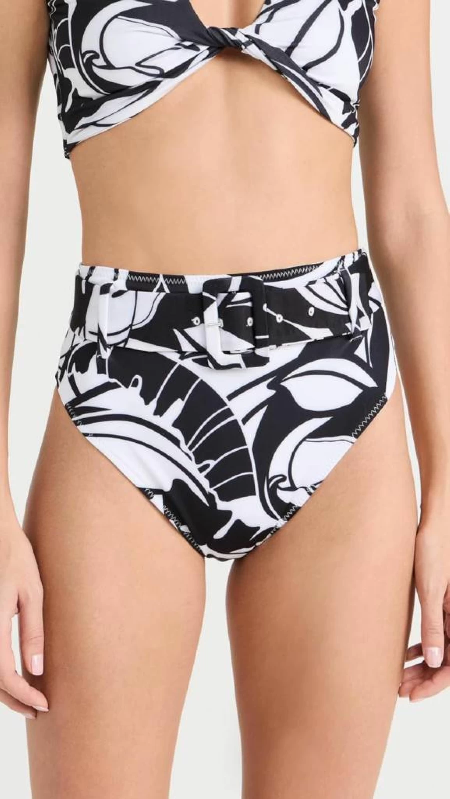 Ramy Brook Women's Charley Bikini Bottoms - Tropical Palm Print Swimwear