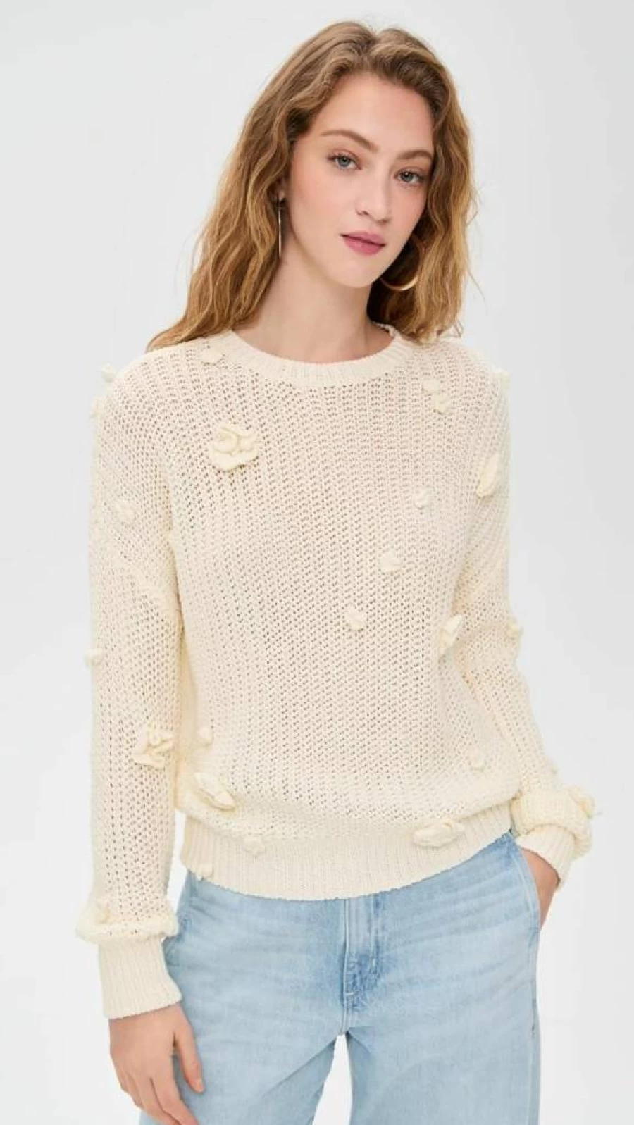 ASTR the Label Women's Hayley Knit Sweater - Soft Casual Pullover for Women