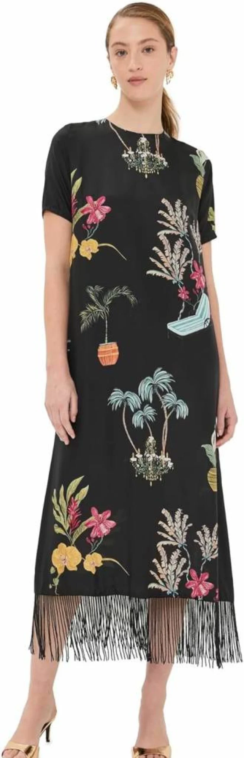 Isla & White Women's Calie Dress - Elegant Flowy Summer Dress for Women