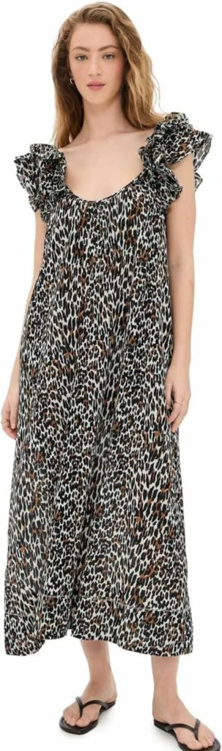 The Great Women's Ruffle Cover-Up - Stylish Beachwear by THE GREAT