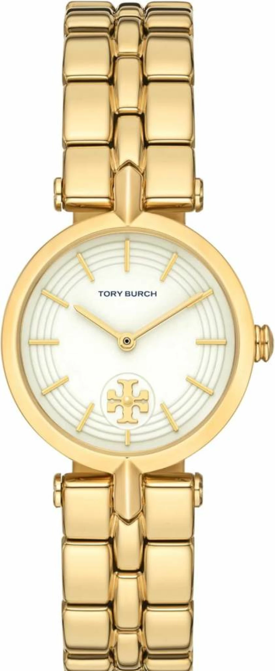 Tory Burch Kira Women's Gold-Tone Stainless Steel Bracelet Watch TBW2045