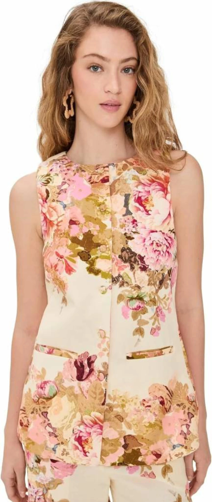Hemant and Nandita Women's Stylish Waistcoat - Elegant Formal Vest for Women