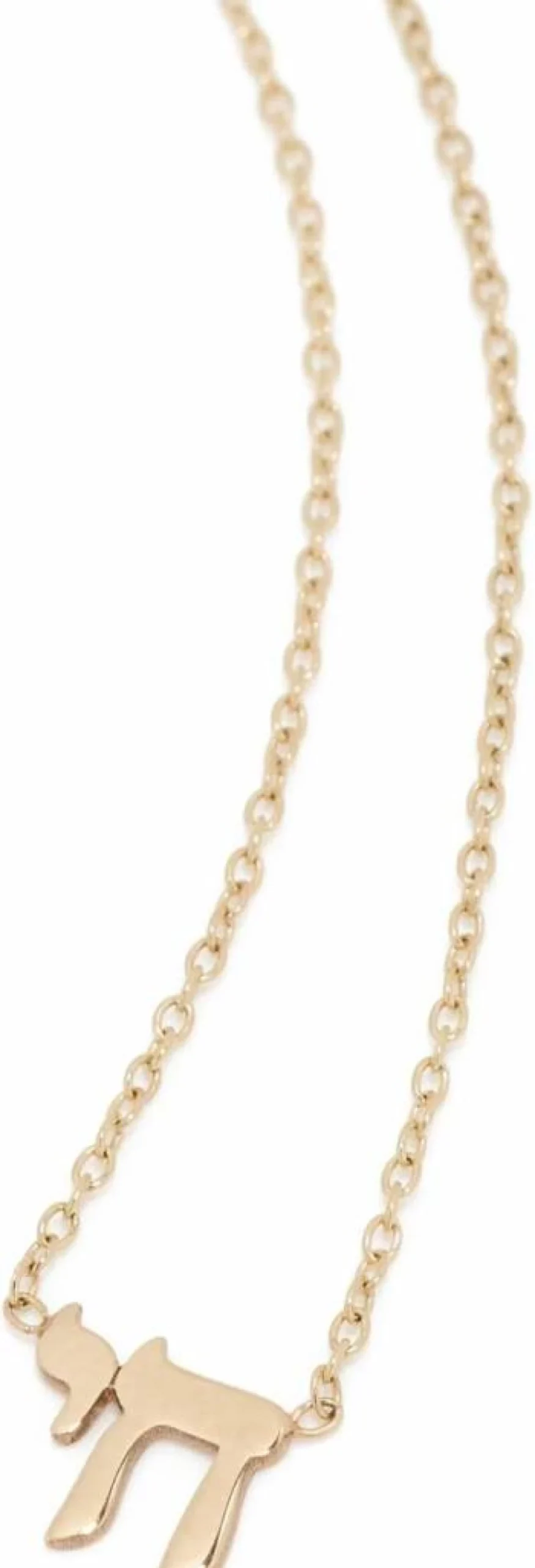 ZOE CHICCO 14K Gold Midi Bity Chain Necklace for Women - Dainty Minimalist Layering Choker
