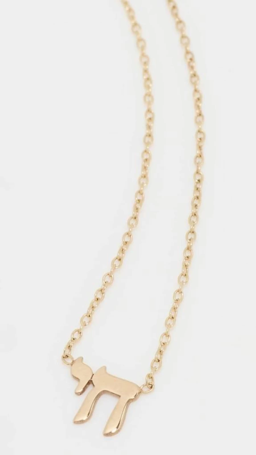 ZOE CHICCO 14K Gold Midi Bity Chain Necklace for Women - Dainty Minimalist Layering Choker