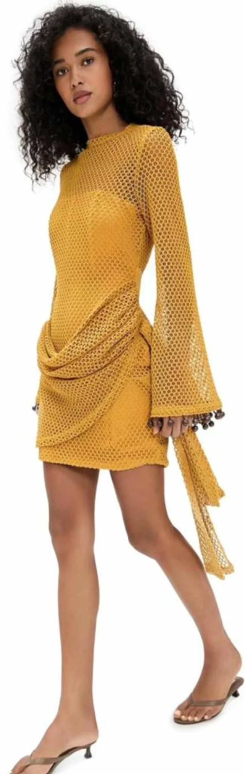 Andrea Iyamah Women's Egu Crochet Dress - Elegant Handmade Crochet Maxi Dress for Women