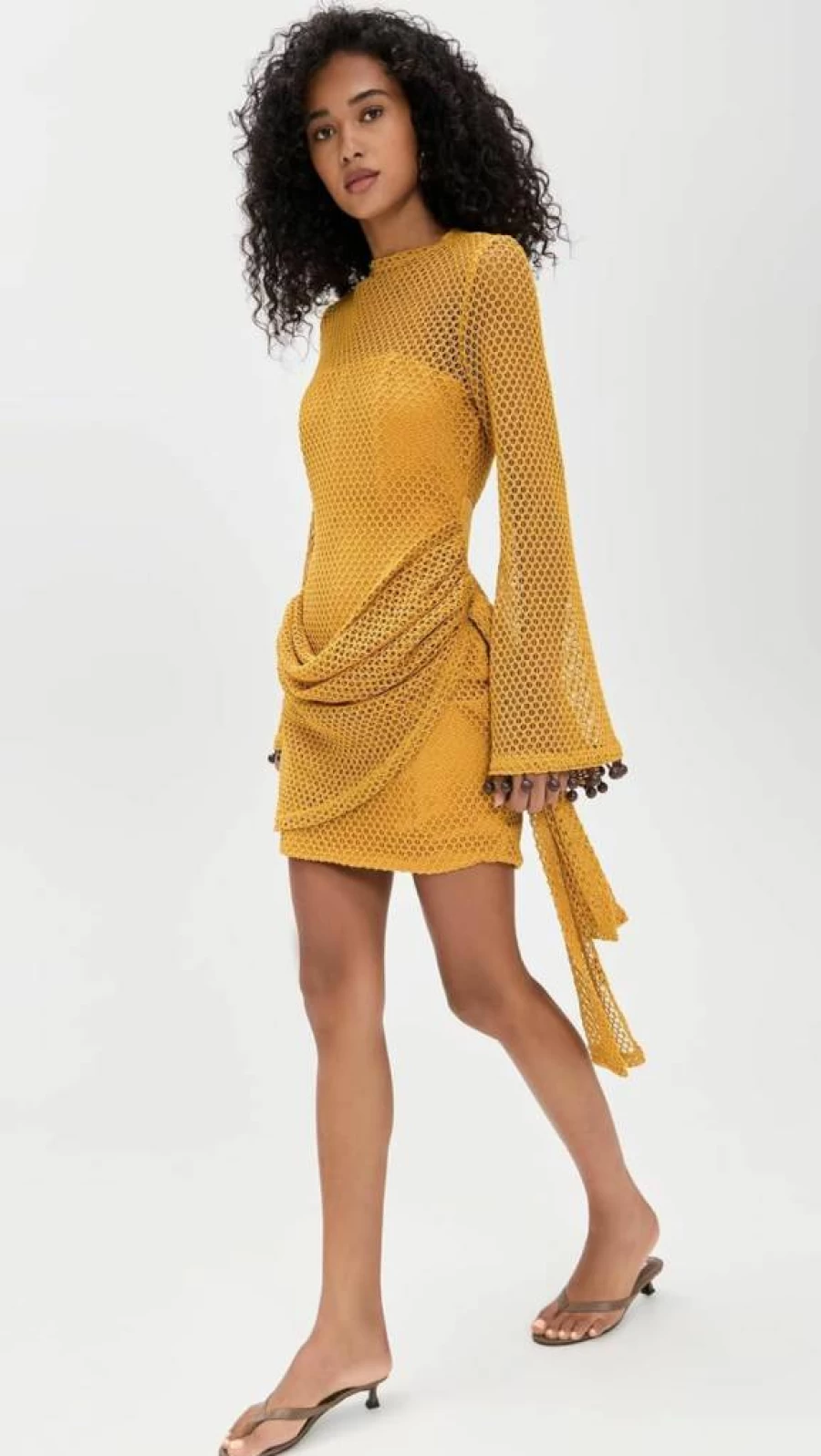 Andrea Iyamah Women's Egu Crochet Dress - Elegant Handmade Crochet Maxi Dress for Women