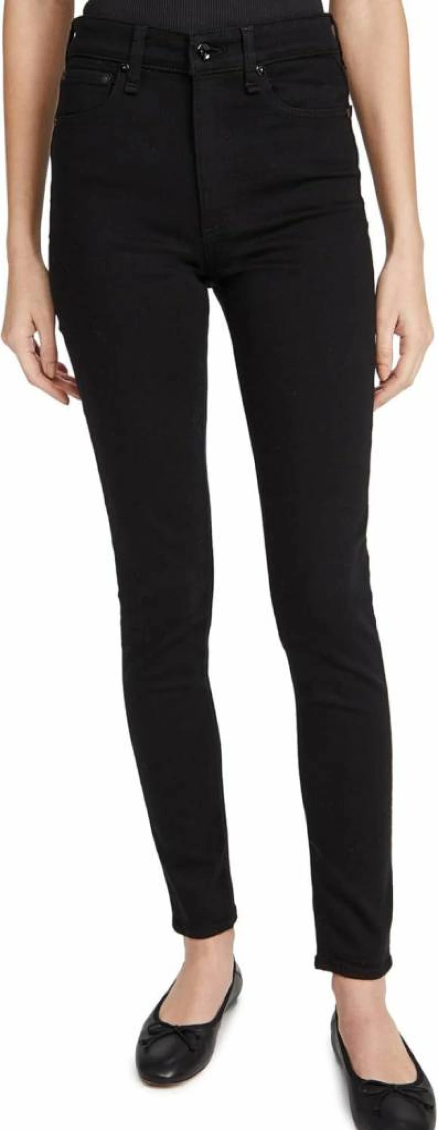 Rag & Bone Women's Nina High Rise Skinny Jeans - Slim Fit Stretch Denim Pants for Women