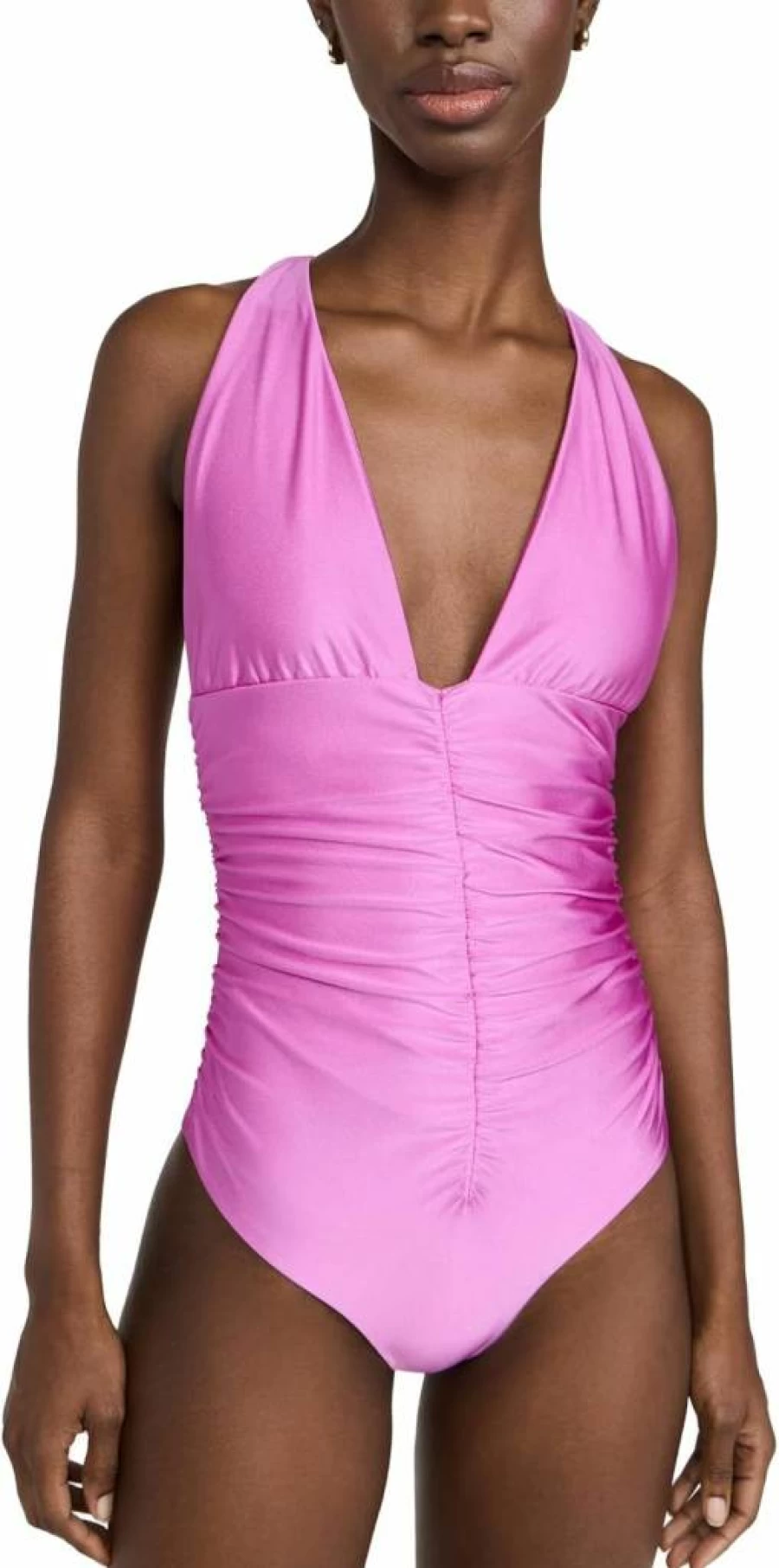 JADE Swim Women's High-Waisted Capri One Piece Swimsuit | Tummy Control Swimwear