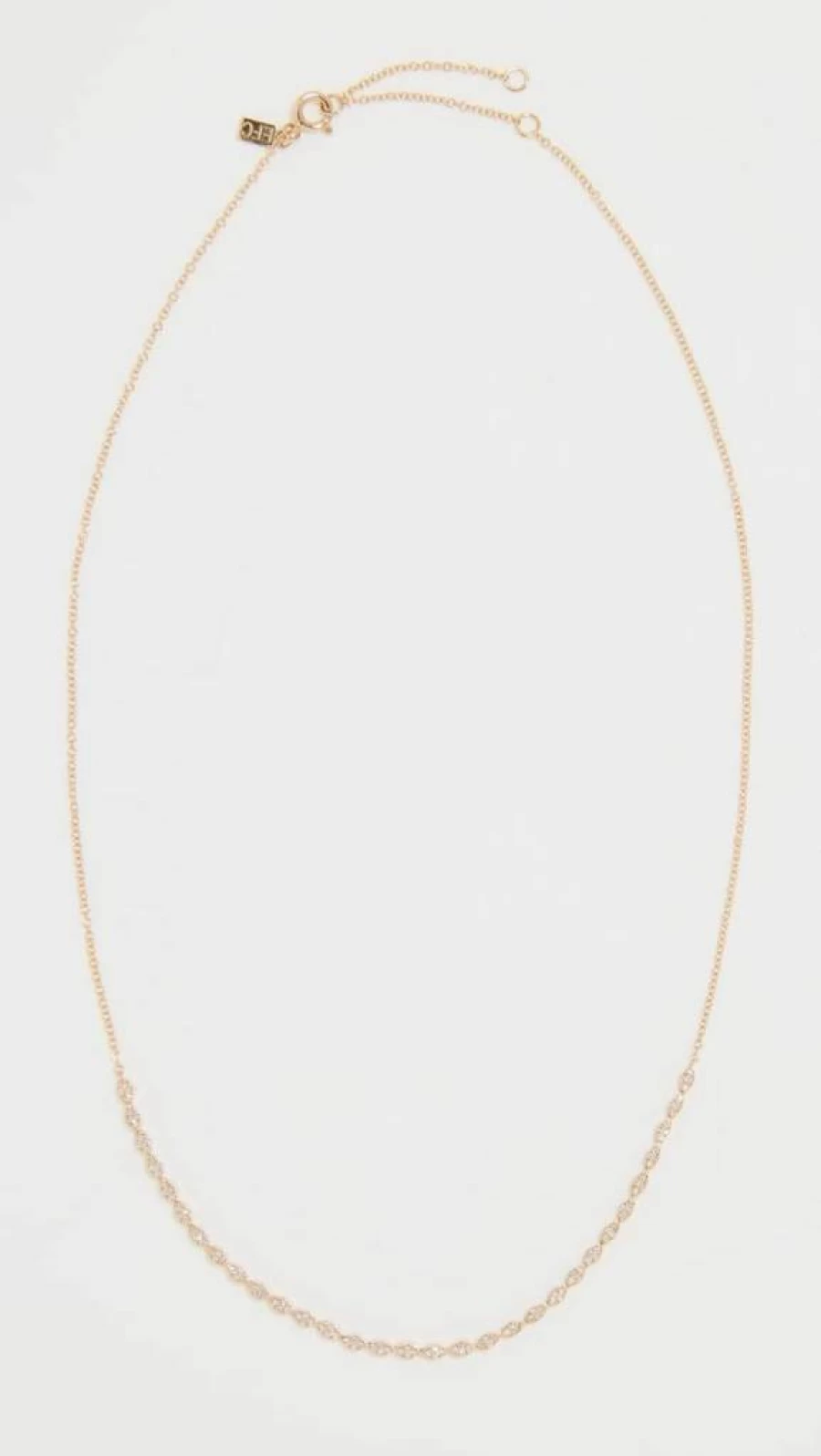 EF Collection 14K Marquise Diamond Necklace for Women - Elegant Gold Pendant