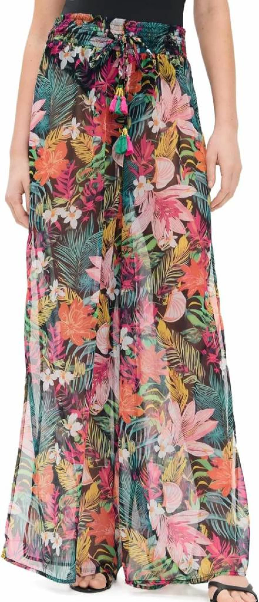 Ramy Brook Women's Lancaster Palm Print Pant - Stylish Casual Trousers
