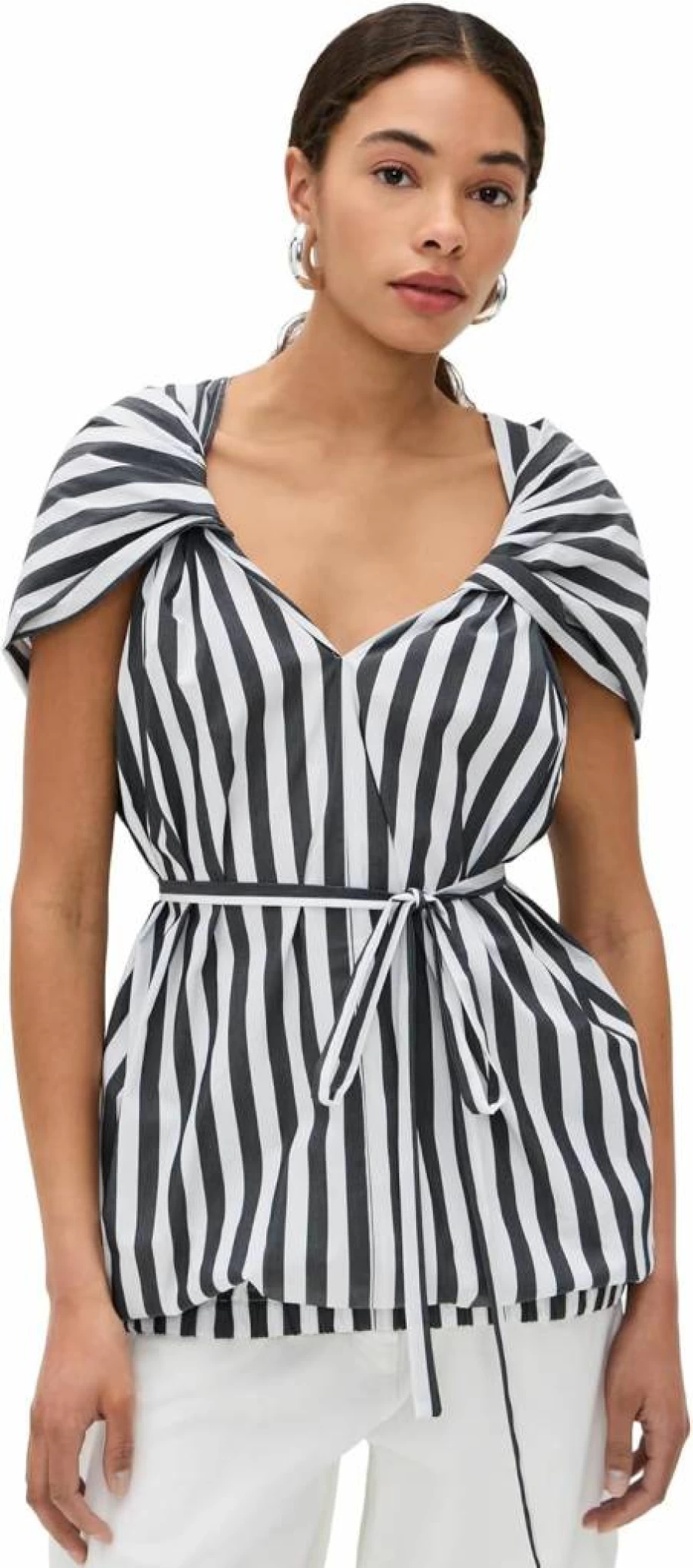 MEIMEIJ Women's Fashion Sleeveless Twist Strap Casual Top for Summer