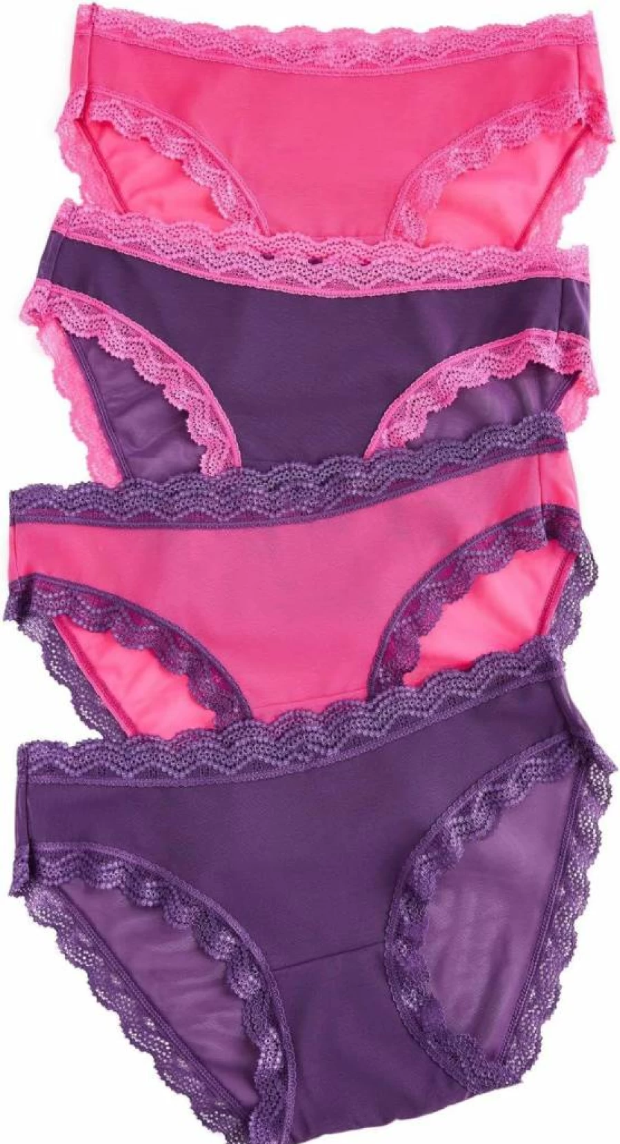 Stripe & Stare Women's Original Mesh Underwear 4-Pack - Soft Breathable Knickers