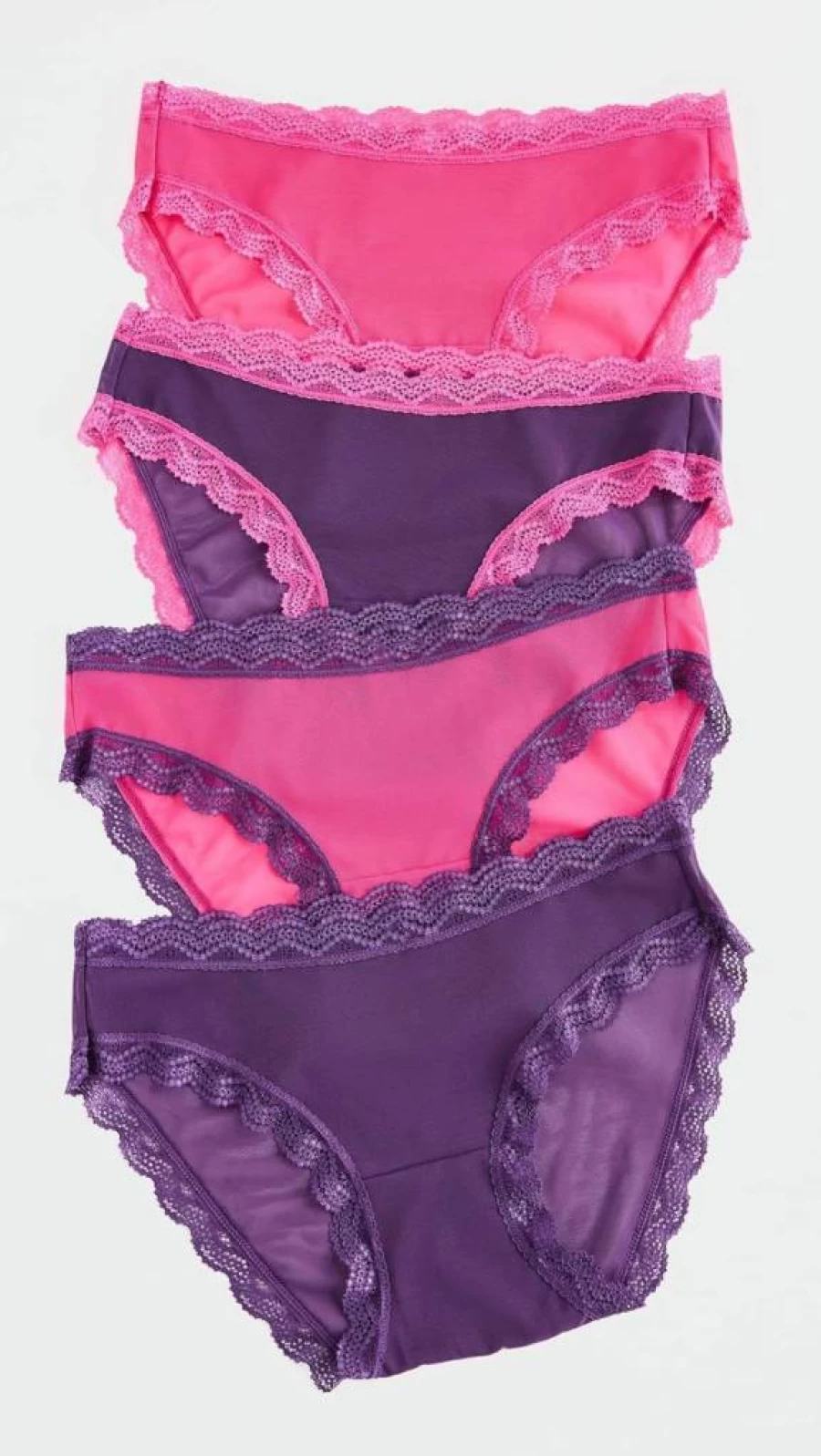 Stripe & Stare Women's Original Mesh Underwear 4-Pack - Soft Breathable Knickers