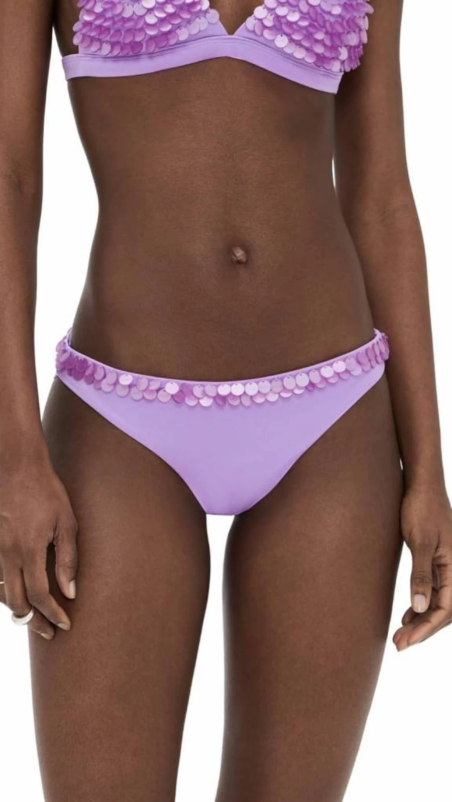 AGUA BENDITA Women's Lola Nacar Bikini Bottoms - High-Waisted Swimwear for Women
