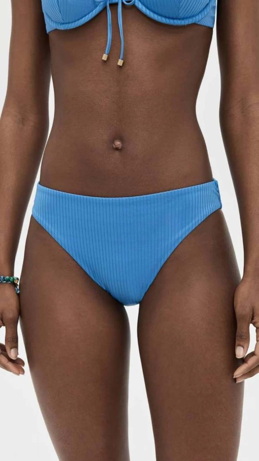 Vitamin A Women's California High Leg Full Coverage Swim Bottoms - Retro Swimwear