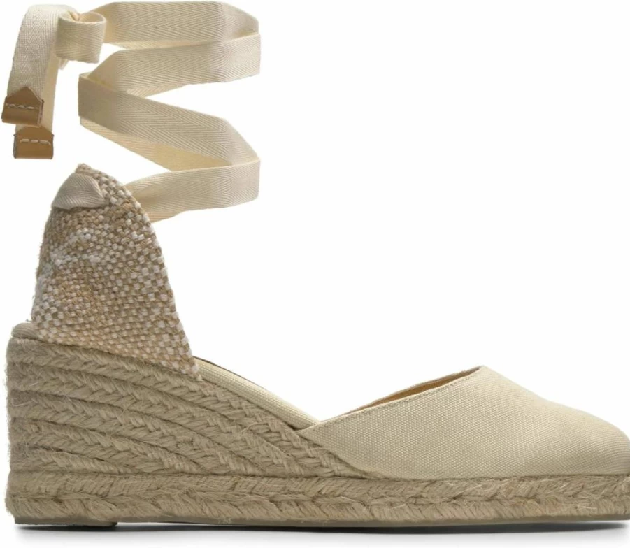 Castaner Women's Espadrilles | Classic Canvas & Jute Wedge Sandals | Comfortable Summer Shoes