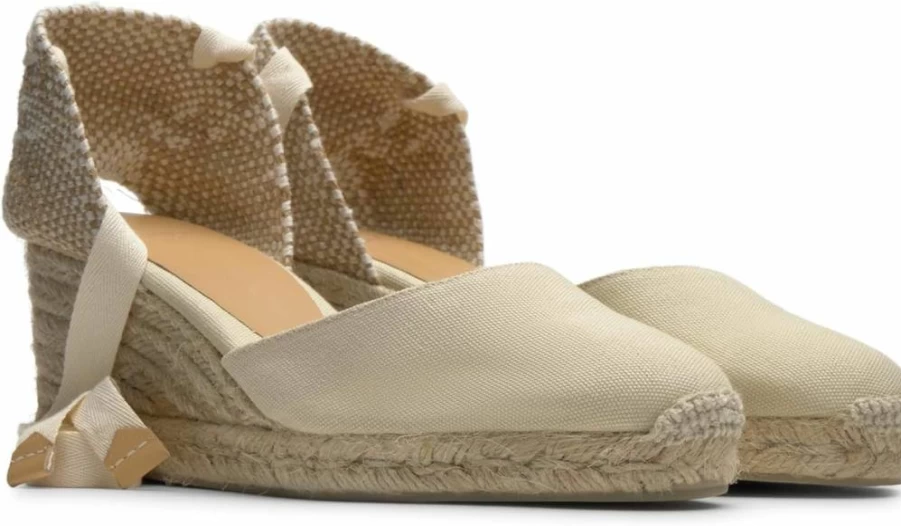 Castaner Women's Espadrilles | Classic Canvas & Jute Wedge Sandals | Comfortable Summer Shoes