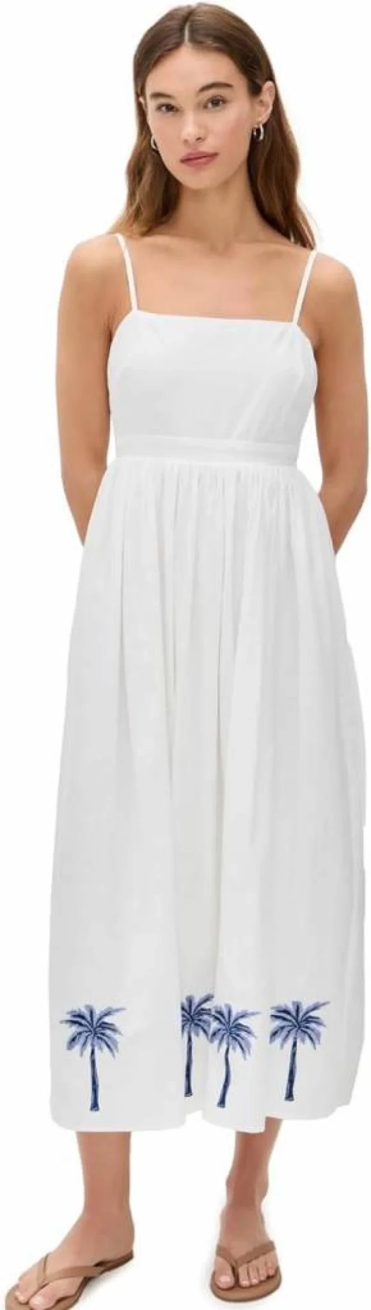 MINKPINK Women's Isadora Embroidered Midi Dress - Floral Bohemian Summer Dress