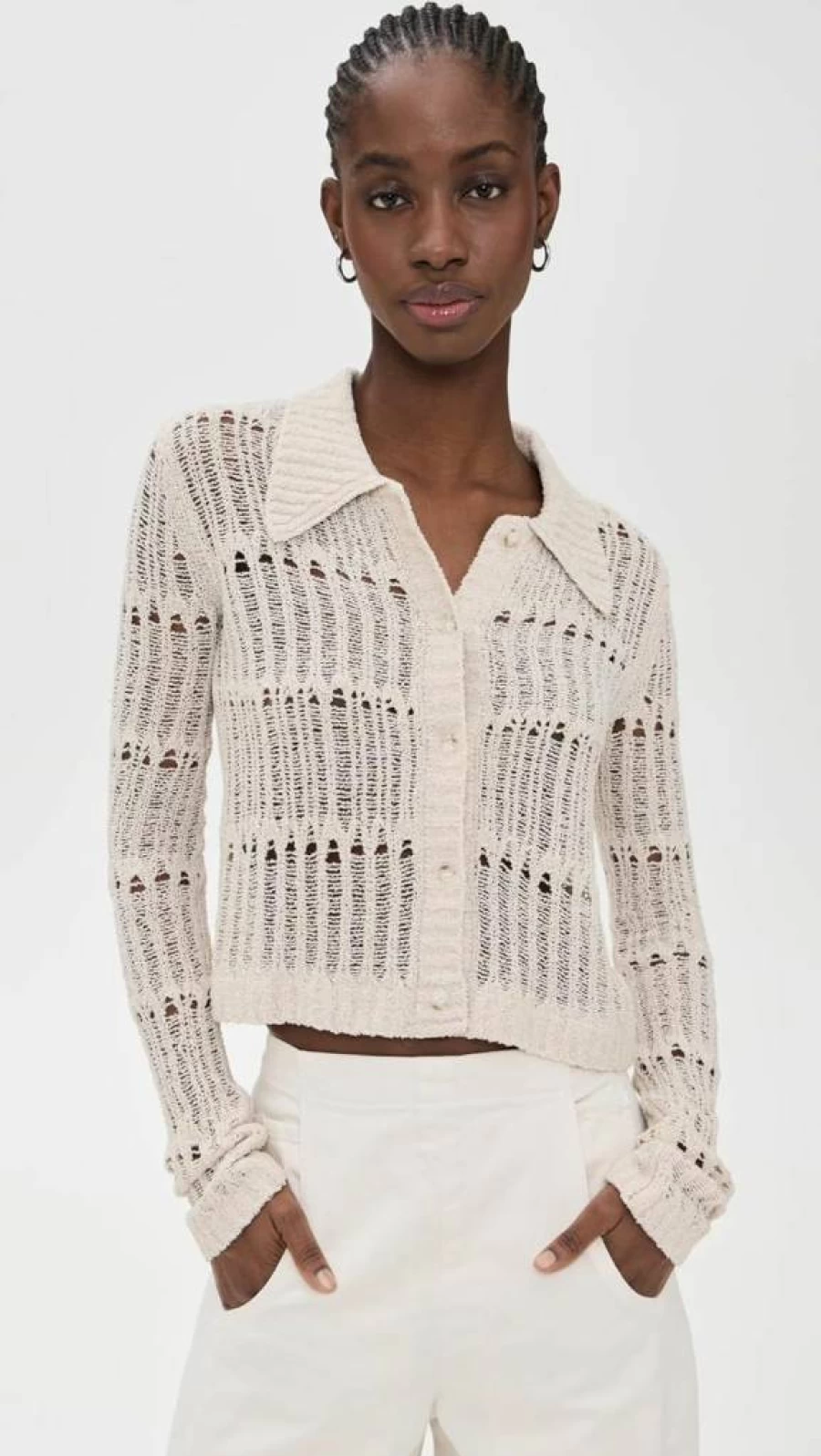 Lee Mathews Women's Polly Cardigan - Stylish Knit Sweater for Women