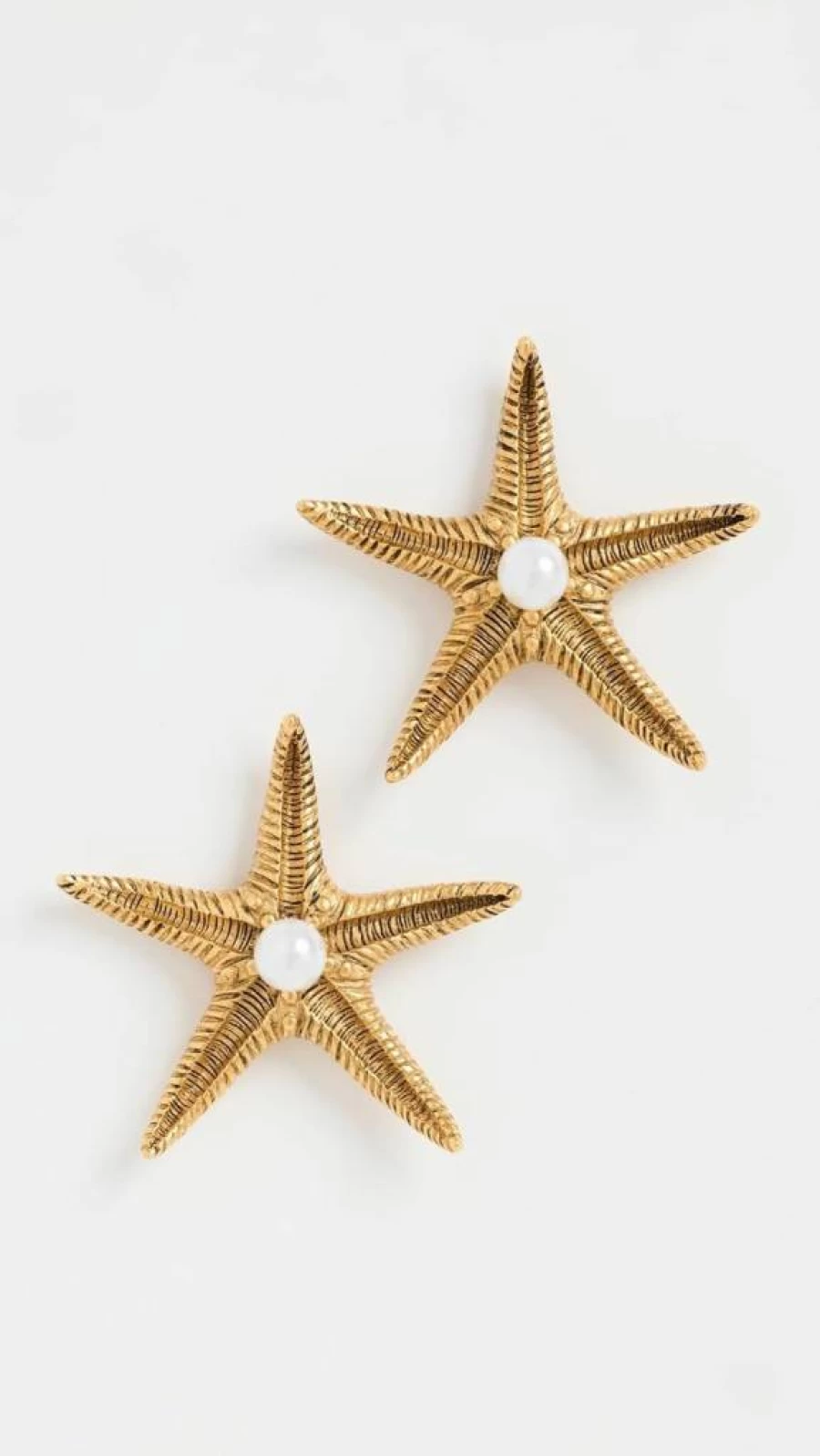 Elizabeth Cole Women's Seastar Earrings – Elegant Starfish Design Stud Earrings for Women