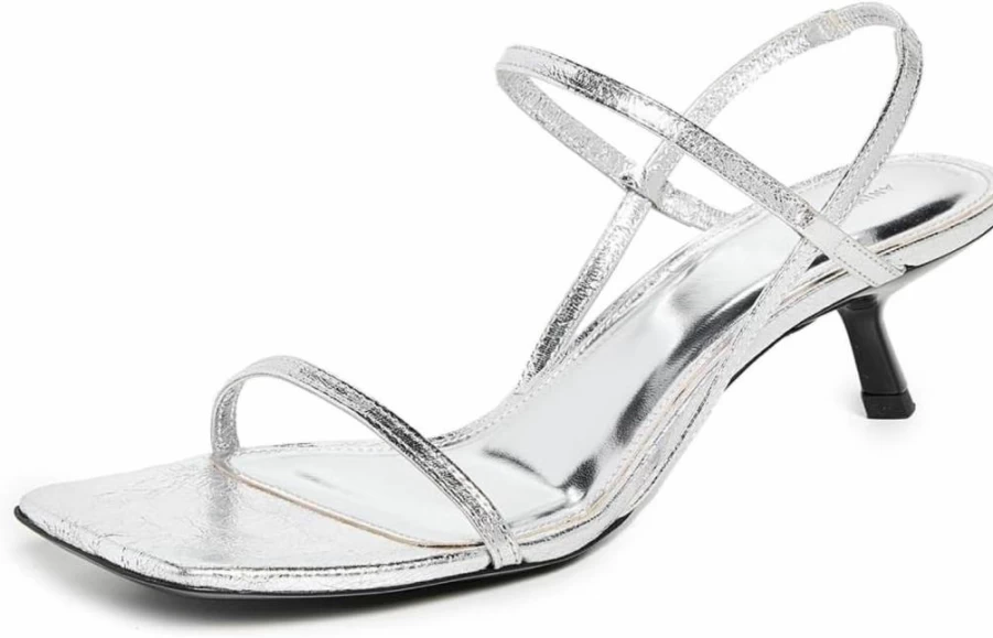 ANINE BING Women's Hilda Sandals | Luxury Designer Slide Sandals for Women | Premium Leather Summer Footwear