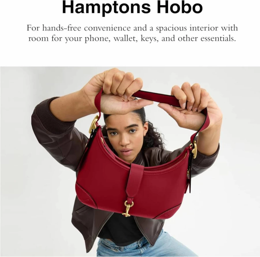 Amazon Women's Leather Hobo Handbag - Stylish Shoulder Bag for Casual & Work