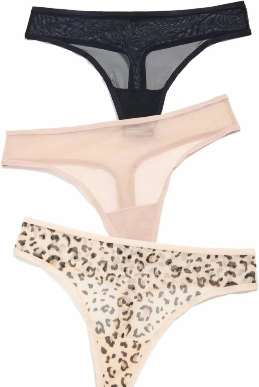 Skarlett Blue Women's Spellbound Thong 3-Pack - Soft Comfortable Underwear Set