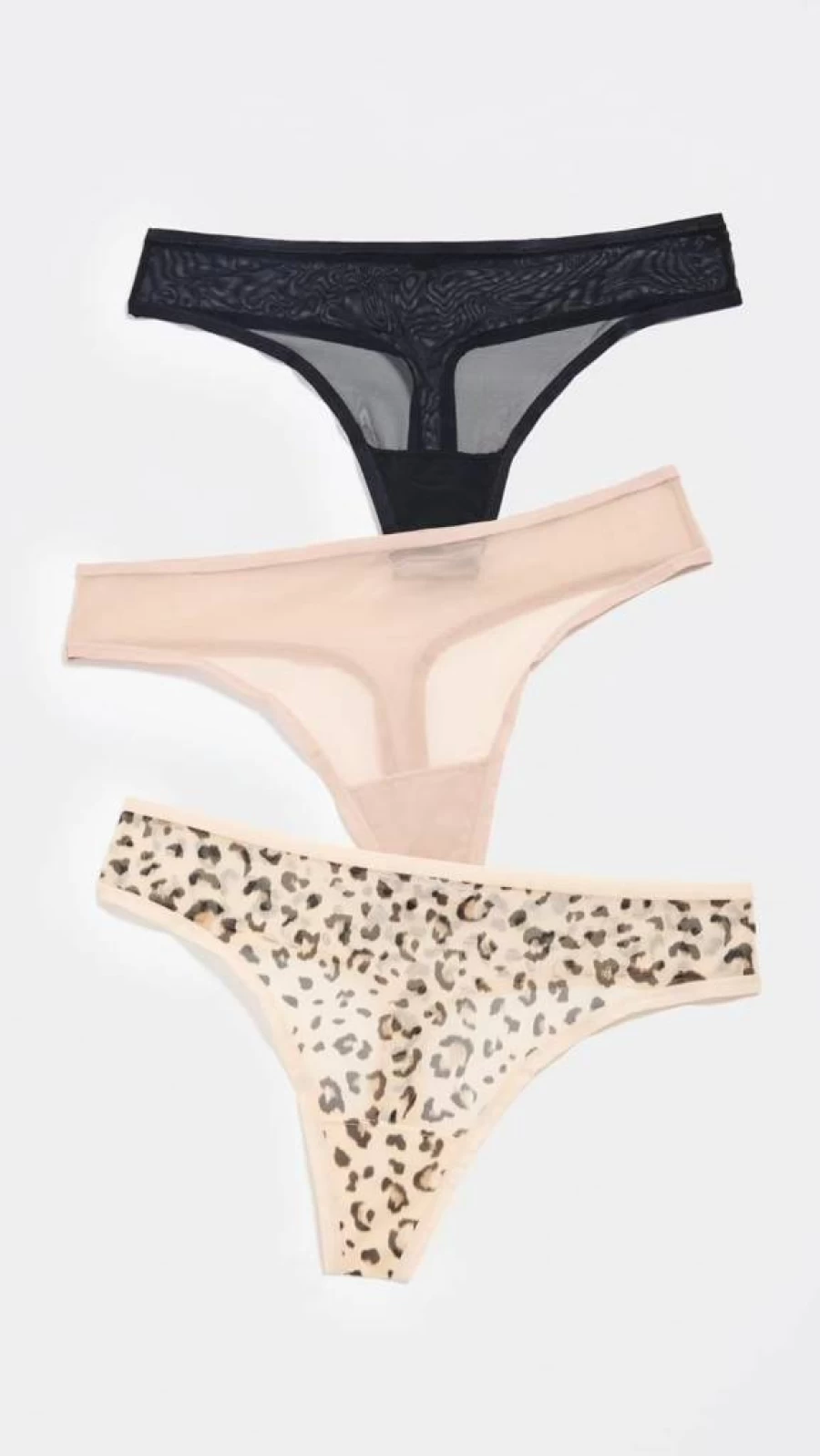 Skarlett Blue Women's Spellbound Thong 3-Pack - Soft Comfortable Underwear Set