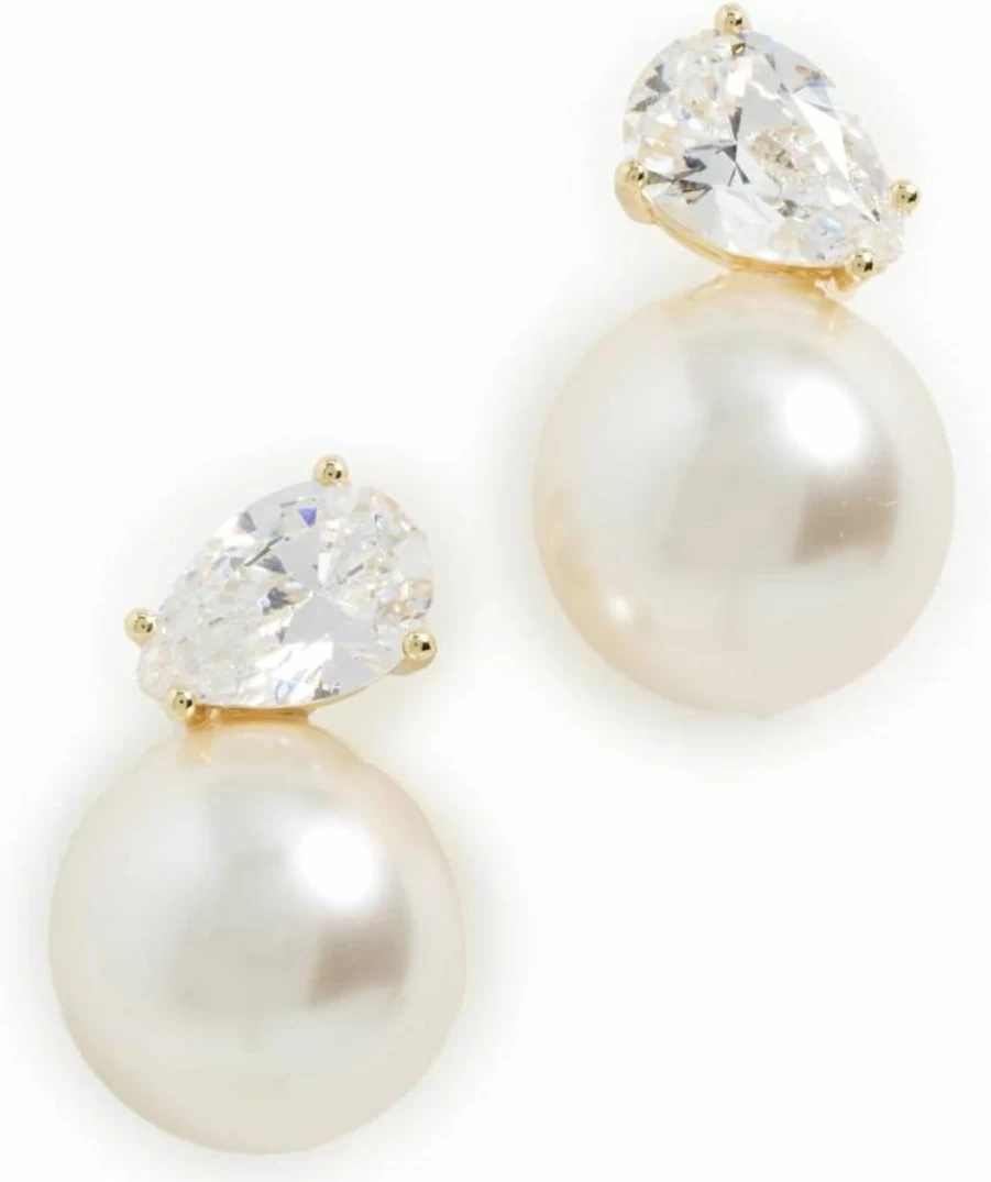 SHASHI Women's Vienna Stud Earrings - Stylish Cubic Zirconia Studs for Everyday Wear