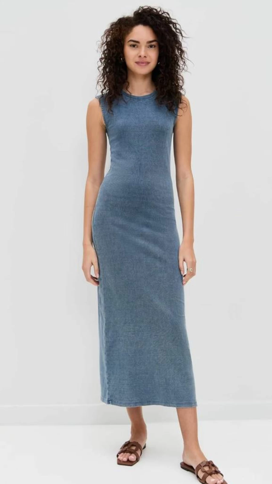 Splendid Women's Indigo Blue Casual Dress - Elegant & Comfortable Summer Outfit