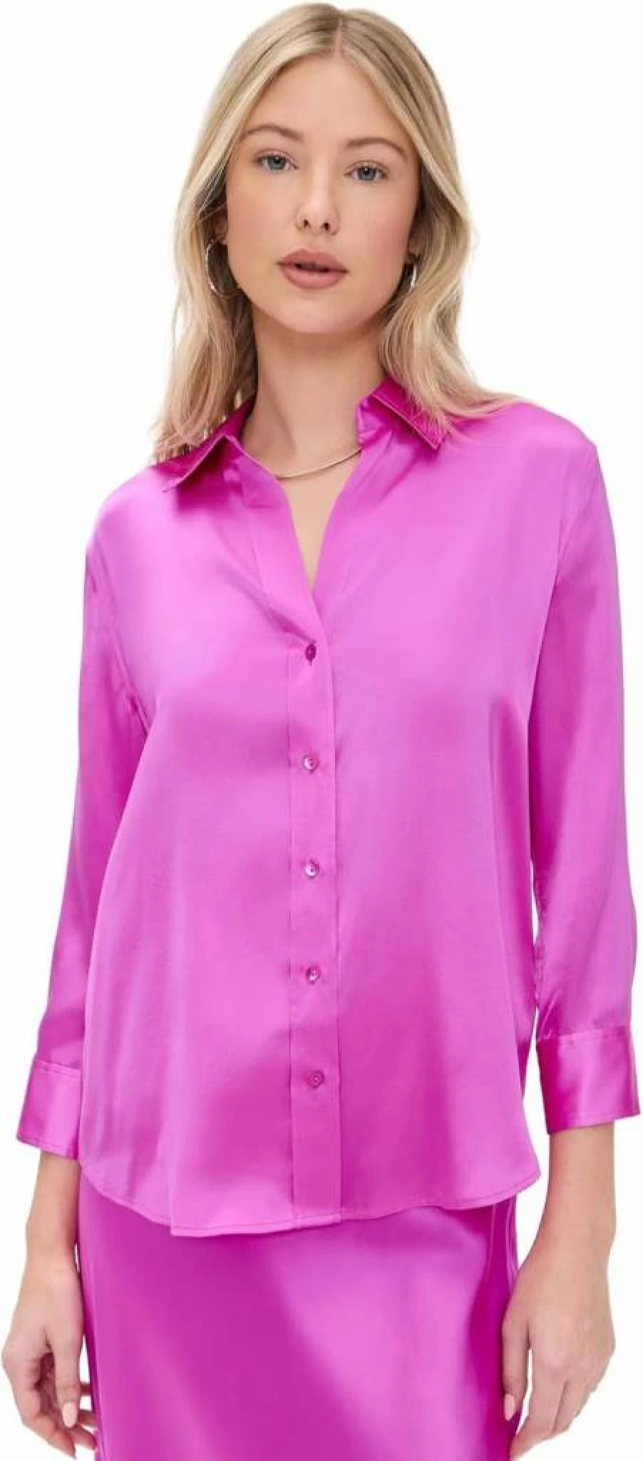 L'AGENCE Women's Dani Silk Blouse - Elegant Luxury Blouse for Women