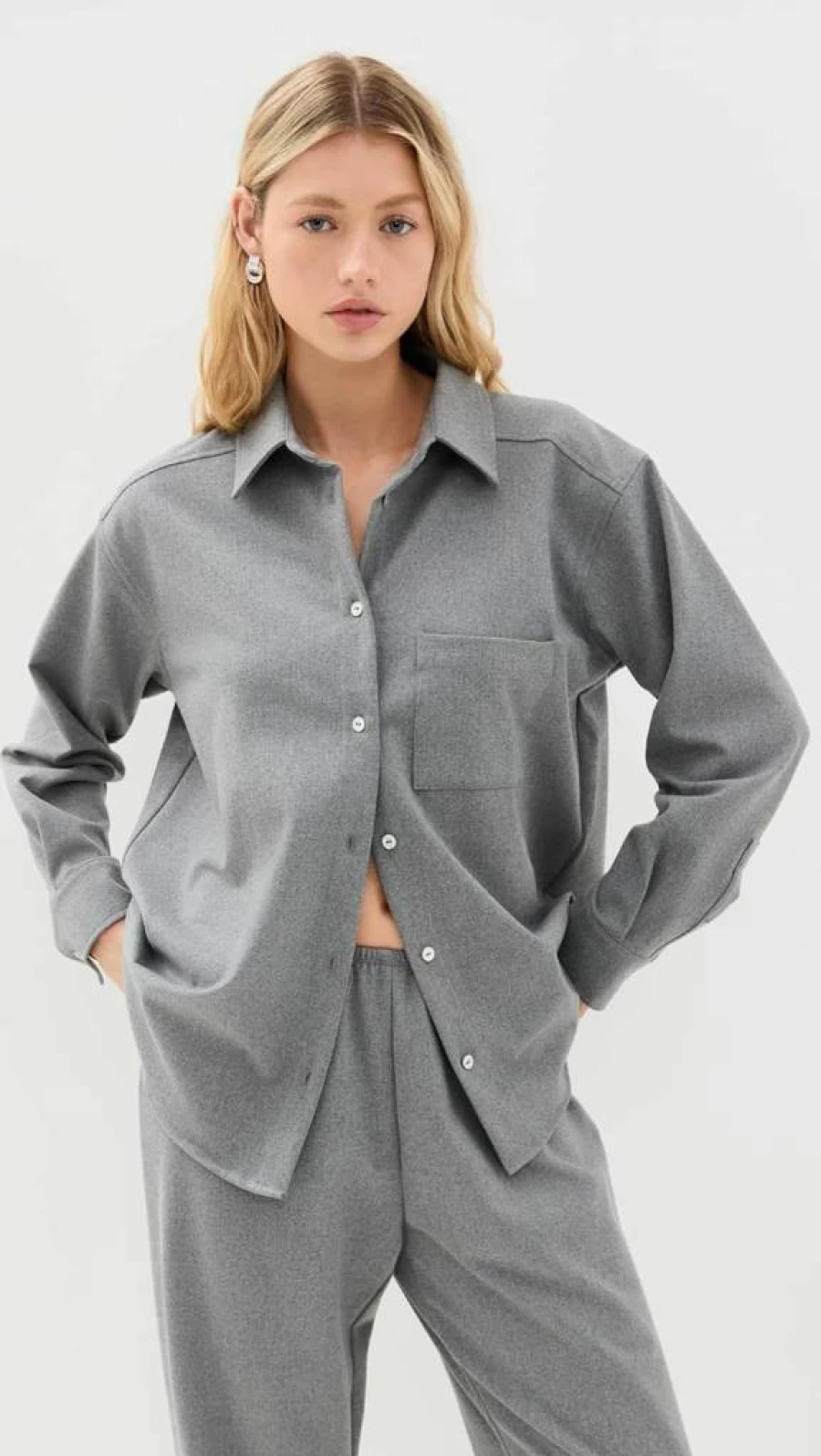 DONNI. Women's Flannel Shirt Jacket - Soft Plaid Button-Up Long Sleeve Outerwear