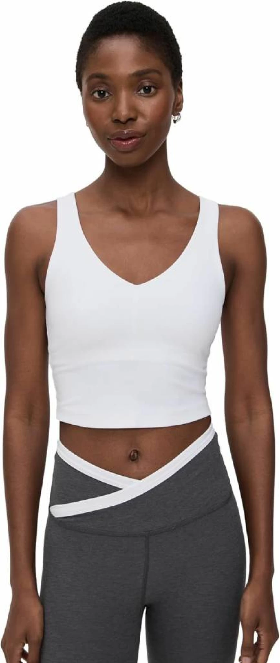 Beyond Yoga Women's Spacedye Good Day Cropped Tank Top - Soft Stretch Workout & Lounge Wear