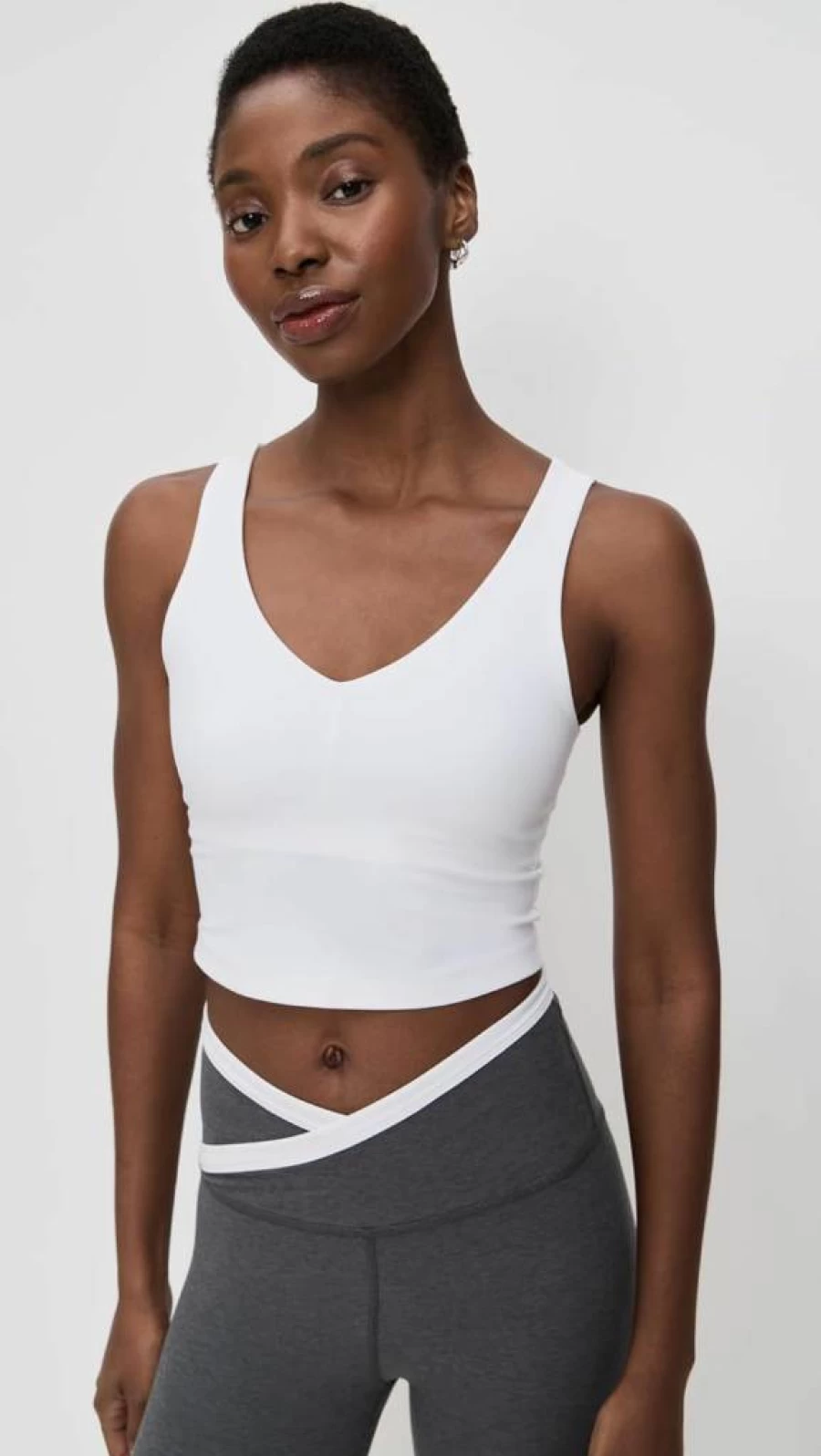Beyond Yoga Women's Spacedye Good Day Cropped Tank Top - Soft Stretch Workout & Lounge Wear