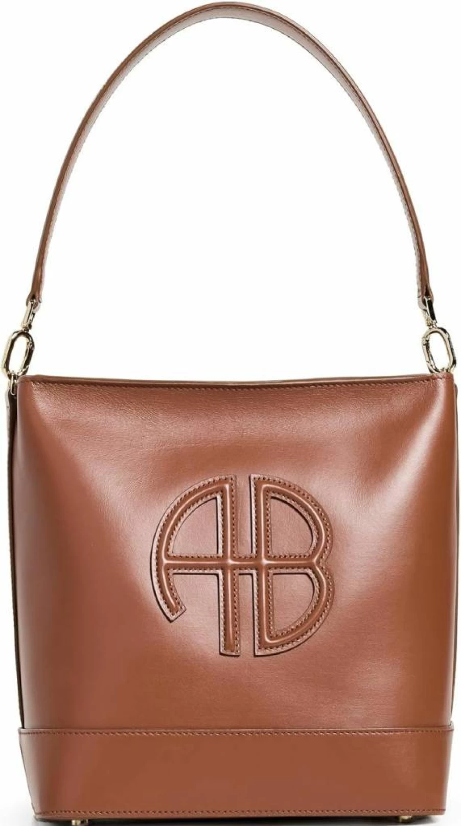 ANINE BING Lili Bucket Bag for Women - Premium Leather Handbag with Adjustable Strap
