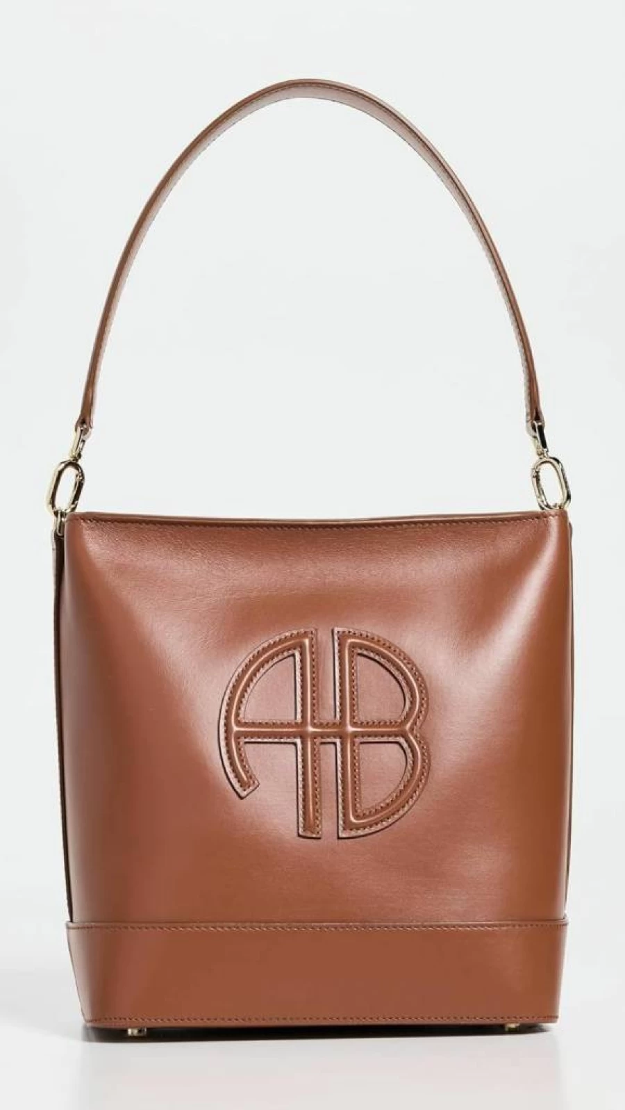 ANINE BING Lili Bucket Bag for Women - Premium Leather Handbag with Adjustable Strap