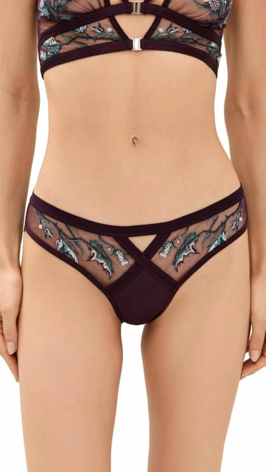 Thistle and Spire Women's Cirsi Bikini Briefs - Sexy High-Cut Underwear for Women