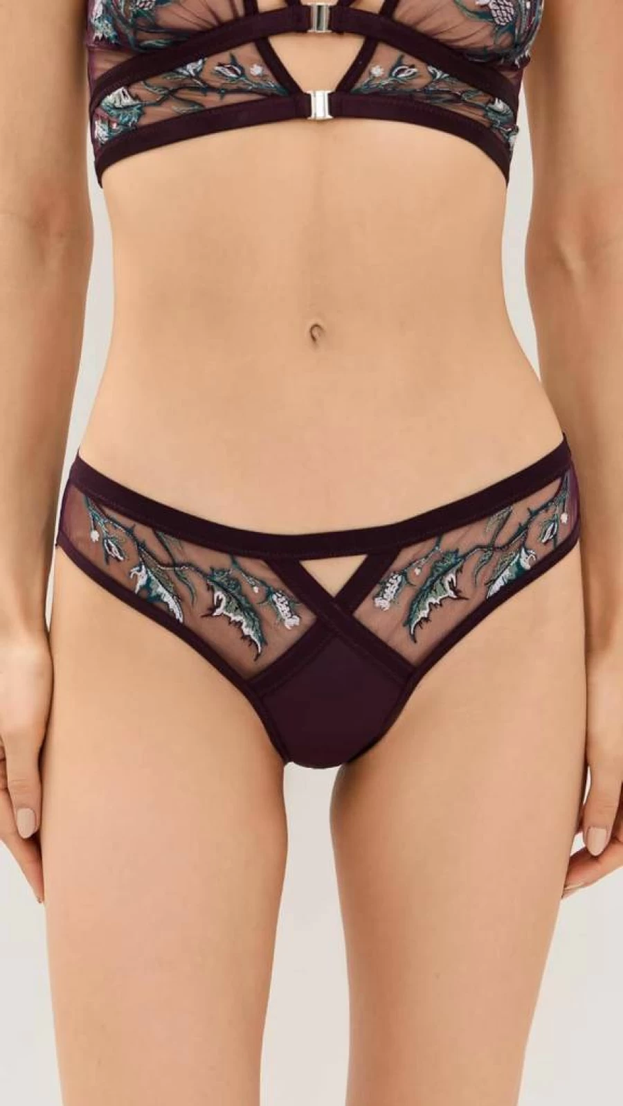 Thistle and Spire Women's Cirsi Bikini Briefs - Sexy High-Cut Underwear for Women