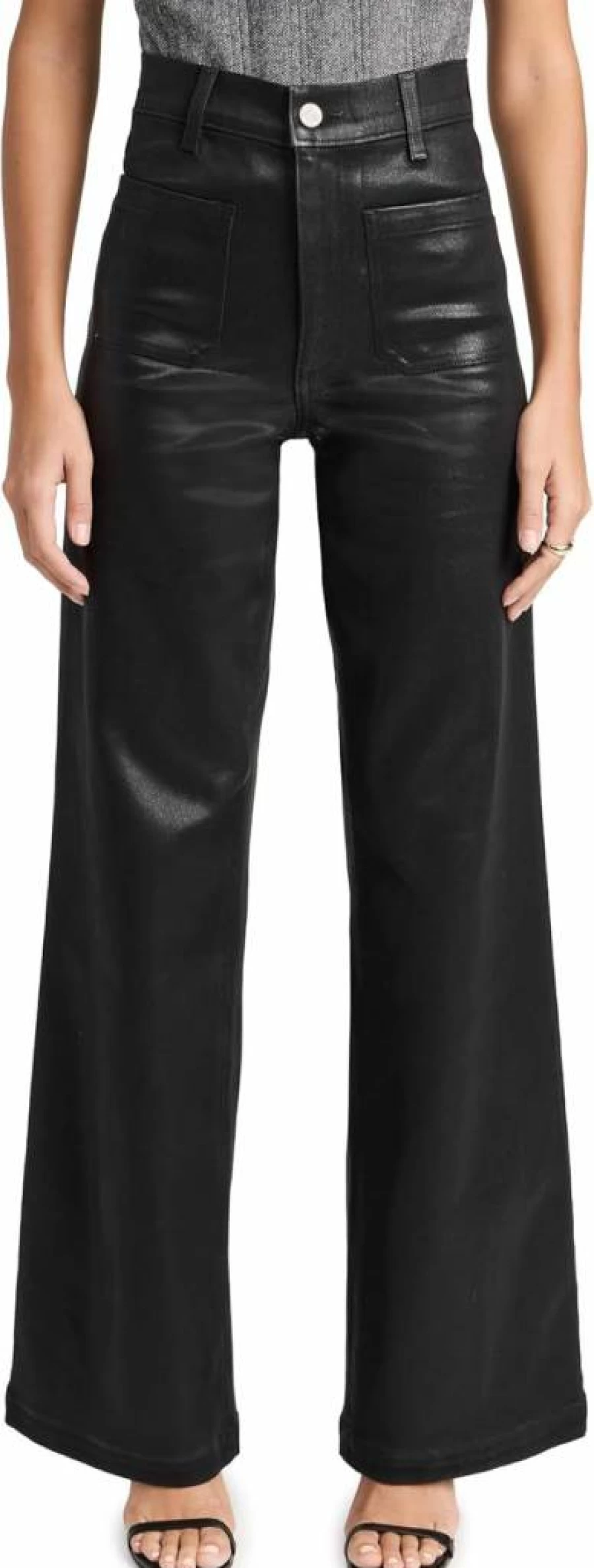 LE JEAN Women's Virginia High-Waisted Wide Leg Pants - Comfortable & Stylish Casual Trousers