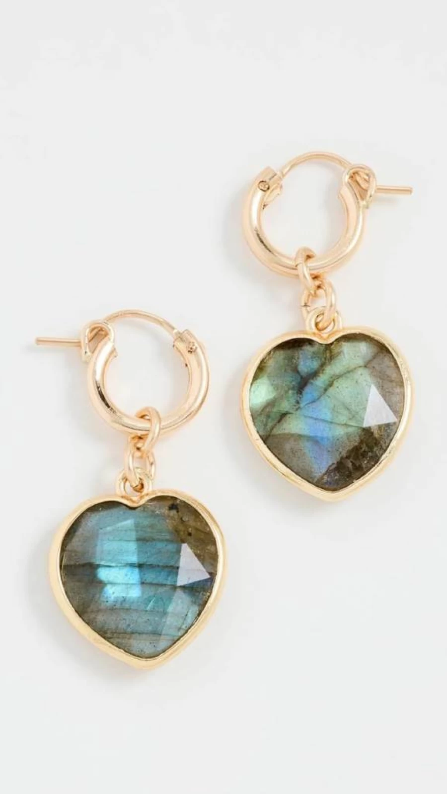 Brinker + Eliza Women's Heartbeat Huggies - Comfortable & Stylish Huggie Earrings for Everyday Wear