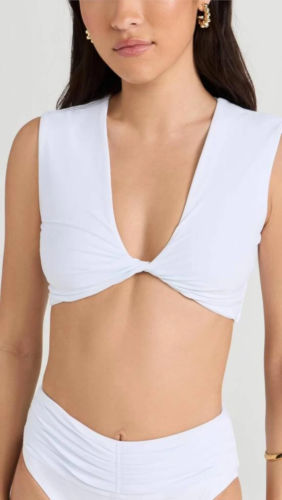 Ramy Brook Women's Oliwia Twist Front Bikini Top - Stylish Swimwear for Women