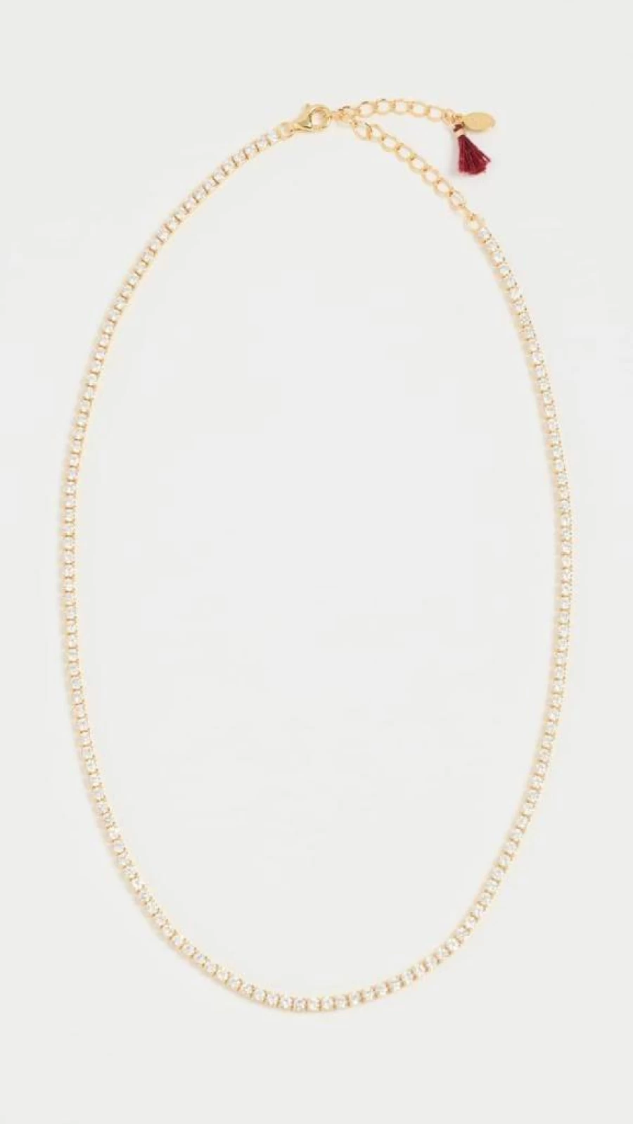 SHASHI Women's Diamond Tennis Necklace - Elegant Sterling Silver Pendant Jewelry for Women