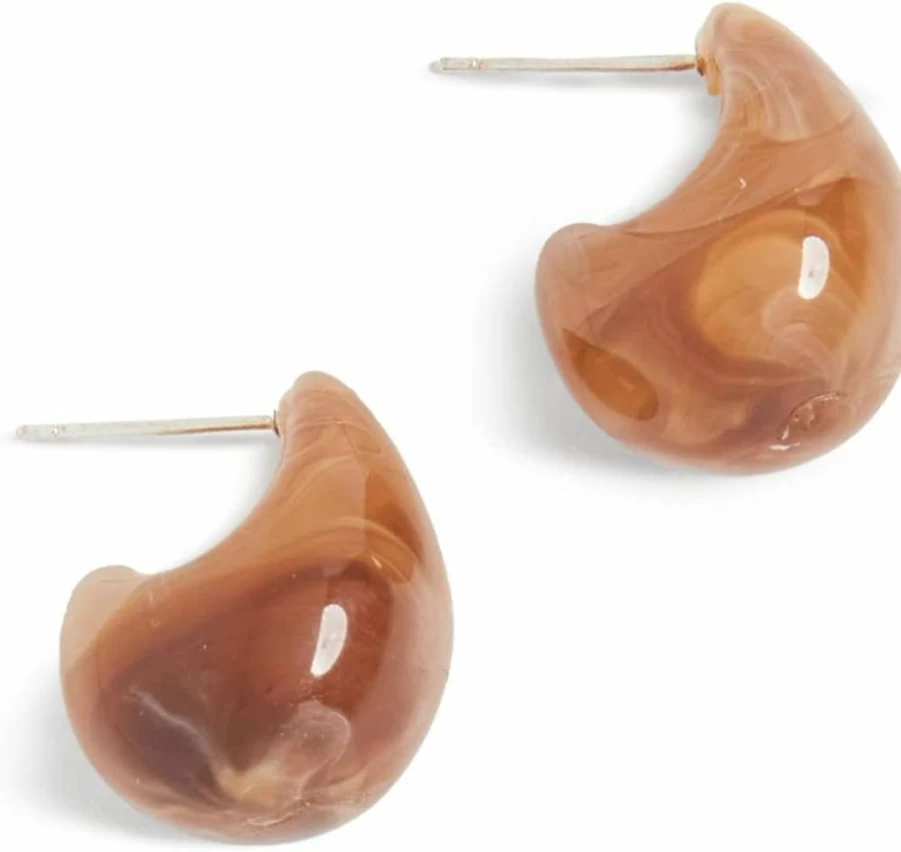 SHASHI Women's Odyssey Hoop Earrings - Sterling Silver Boho Chic Dangle Earrings for Women