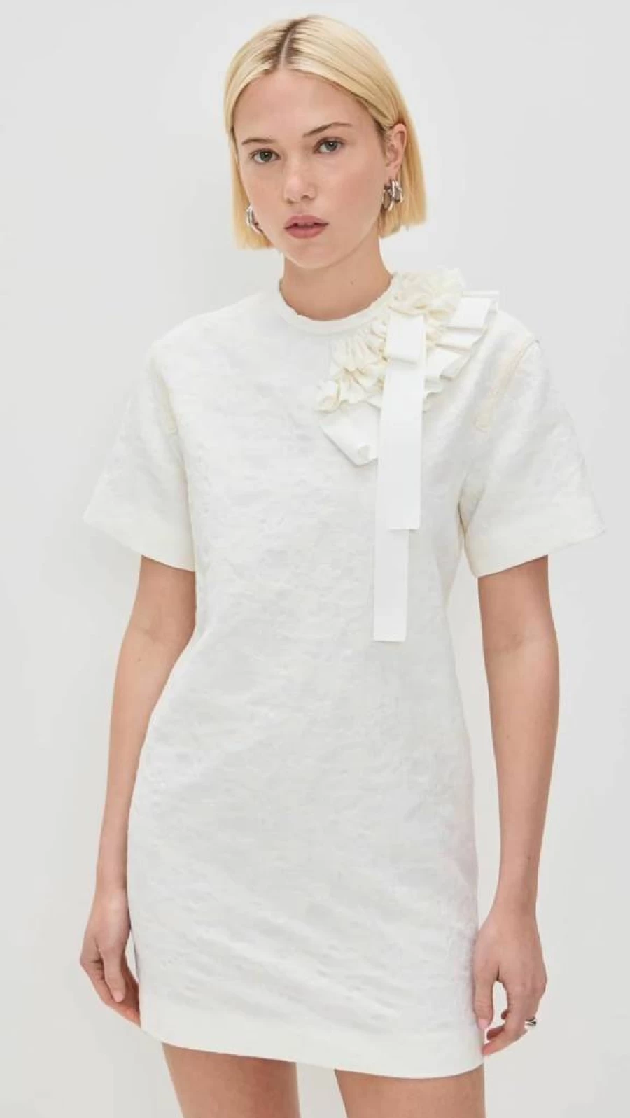 MSGM Women's Short Sleeve T-Shirt Dress | Casual Summer Dress | Fashionable Streetwear Style
