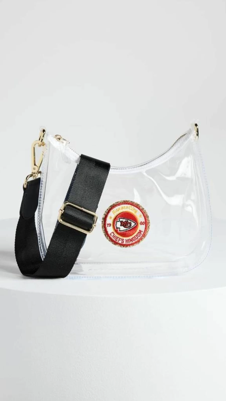 Stoney Clover Lane Kansas City Chiefs Clear Crossbody Bag for Women