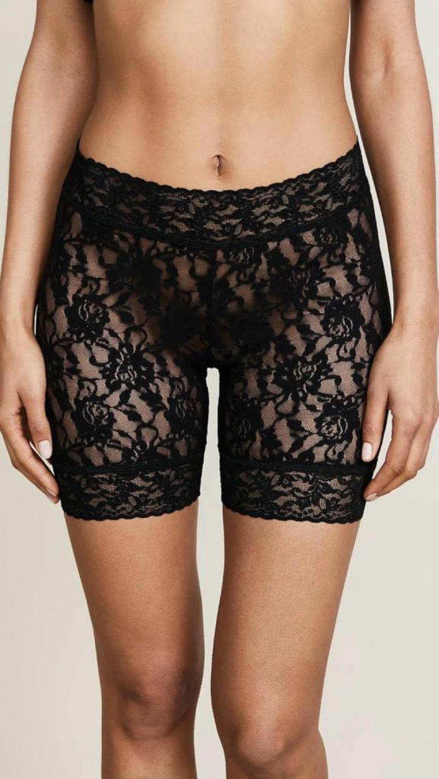Hanky Panky Women's High-Waisted Bike Shorts - Comfortable Stretch Cycling Shorts for Workouts & Casual Wear